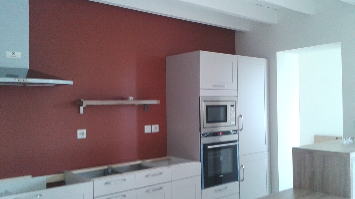 Cuisine neuve - Espace technique réfléchi
