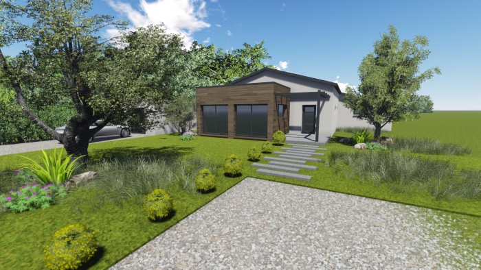VISUEL 1 PROJET RENOVATION EXTENSION MAISON A MERVILLE
