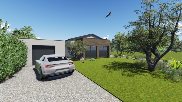 VISUEL 3 PROJET RENOVATION EXTENSION MAISON A MERVILLE